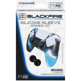Ardistel Blackfire Gamer Kit Sleeve + 2 ThumbGrips for PS5™ Controller