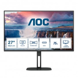  Monitor AOC 27V5CE 27 ", IPS, 1920x1080, 1 ms, 75 Hz, Flat screen