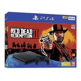 Console Sony Playstation 4 500GB Slim + Red Dead Redemption 2