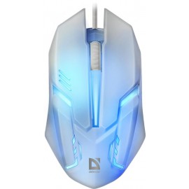 Gaming Mouse Defender Cyber MB-560L RGB Wired White