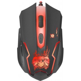Gaming Mouse Defender Skull GM-180L RGB Wired Black