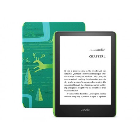 Amazon Kindle Kids Edition 6.8" 8GB 2022 Wifi Black/Emerald Forest