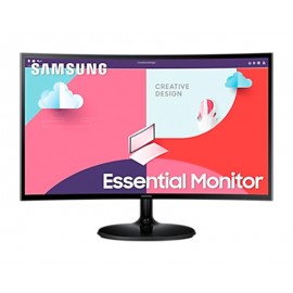 Monitor SAMSUNG LS24C360EAUXEN 24 ", VA, 1920x1080, 4 ms, 75 Hz, Curved screen