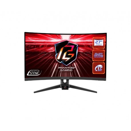 Gaming Monitor ASROCK PG27F15RS1A 27 ", VA, 1920x1080, 1 ms, 240 Hz, Curved screen