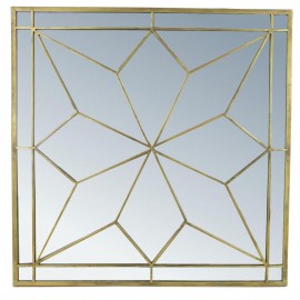 Καθρέπτης Χρυσό Μέταλλο 84x3.5x84cm