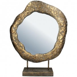 Καθρέπτης Χρυσό Μέταλλο 47x13x60.5cm