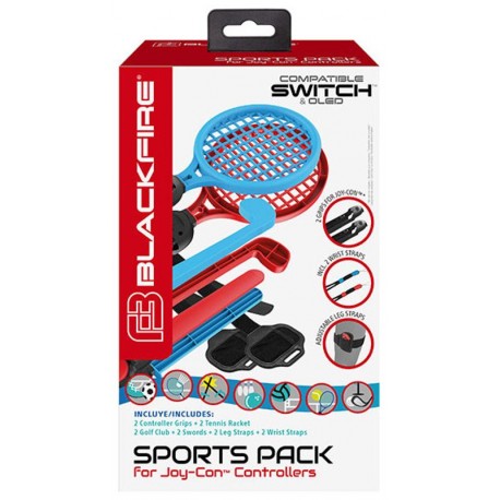 Ardistel BLACKFIRE® Sports Pack 12in1 for SWITCH™ & OLED Joy-Con™ Controllers (A3-32014)