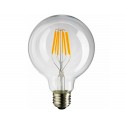 Λάμπα LED G125 Eurolamp (147-78451) για ντουί E27, 8W, 3000Κ, Θερμό Λευκό