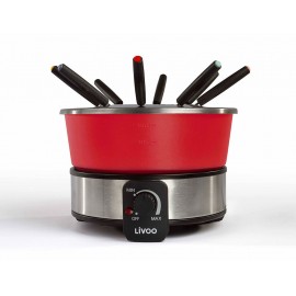 Συσκευή για Φοντύ Livoo DOC225 με ισχύ 1000W και χωρητικότητα 2L - Red