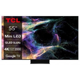 TV TCL 55", 55C845, QLED, Ultra HD, Smart TV, Wi-Fi, 144Hz