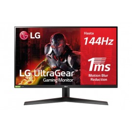Gaming Monitor LG 27GN800P-B 27 ", IPS, 2560x1440, 1 ms, 144 Hz, Flat screen