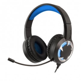 NGS GHX-510 Over Ear Gaming Headset με LED Lights & Volume Control, USB / 3.5mm, σε μαύρο/μπλε χρώμα