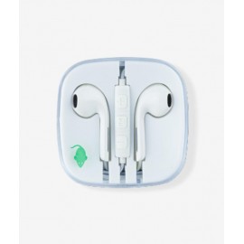 Handsfree Green Mouse Universal Earbuds 3.5m White
