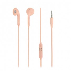 Tellur Fly In-Ear Headphones με Noise Reduction Memory Foam Ear Plugs Ακουστικά σε ροζ χρώμα (TLL162172)