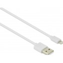 Data Cable Lamtech USB to Lightning 1m White