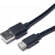 Data Cable Green Mouse USB-C to USB-A 1m Black