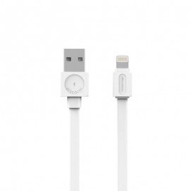 Designnest USBCable |Flat| Lightning MFi Καλώδιο φόρτισης και μεταφοράς δεδομένων (1,5 μέτρο - λευκό)