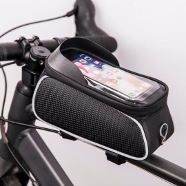Maxlife Αδιάβροχη βάση πλαισίου ποδηλάτου με αφαιρούμενη θήκη κατάλληλη για smartphone εως 6.7″ (17 x 9 x 3.5 εκατοστά)
