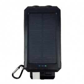 Red 5 Solar Powerbank 10.000mAh- Ηλιακό Powerbank με Θύρα USB Μαύρο