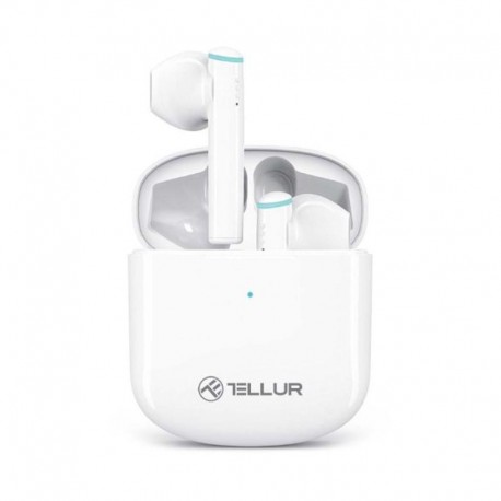 Tellur Aura Bluetooth True Wireless Headphones Ασύρματα Ακουστικά Bluetooth TWS – White