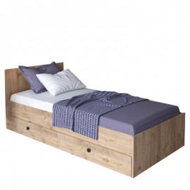 Κρεβάτι Μονό AMARI Βελανιδί Μοριοσανίδα 200x98cm