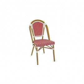 Καρέκλα Κήπου MUTARAZI Λευκό/Μπαμπού 50x57x85cm