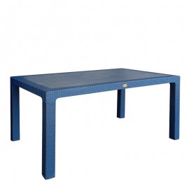 Τραπέζι Κήπου Eco Μπλε Ανακυκλωμένο PP 90x150cm