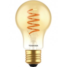 Λάμπα LED Toshiba A60 E27 Filament Smoky 4.5W 1800K