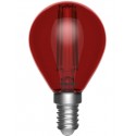 Λάμπα LED Toshiba G45 E14 Filament Red 4.5W