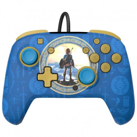 Controller Wired PDP Rematch: Hyrule Blue Switch