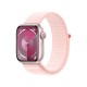 Apple Watch Series 9 GPS 41mm Pink Aluminum Case with Pink Sport Loop