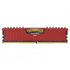 Vengeance® LPX 8GB DDR4 DRAM 2400MHz C16 Memory Module - Red