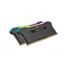 CORSAIR VENGEANCE RGB PRO SL 32GB (2x16GB) DDR4 DRAM 3200MHz C16 Memory Kit - Μαύρο