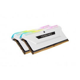 CORSAIR VENGEANCE RGB PRO SL 16GB (2x8GB) DDR4 DRAM 3600MHz C18 Memory Kit- Λευκό