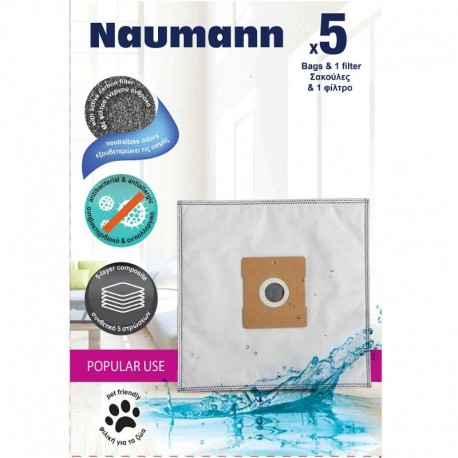 Σακούλες Σκούπας Naumann POPULAR USE 10X11