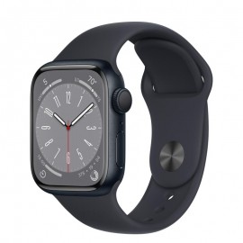 Apple Watch Series 8 GPS 41mm Aluminum Case Midnight with Midnight Sport Band