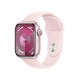 Apple Watch Series 9 GPS 41mm M/L Aluminum Case with Light Pink Sport Band