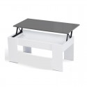 Ξύλινο Τραπέζι Σαλονιού 100 x 70 x 57 cm Χρώματος Λευκό Gloria Idomya 30080085