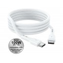 Data Cable Lamtech USB-C to USB-C 2m White