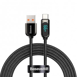 Data Cable Baseus CASX020101 USB-A to USB-C 2m Black