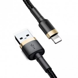Data Cable Baseus CALKLF-CV1 USB to Lightning 2m Black/Gold