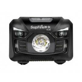 Φακός Κεφαλής Superfire HL06 LED Επαναφορτιζόμενος Black