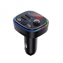 FM Transmitter Αυτοκινήτου και Φορτιστής με Bluetooth 2xUSB/Micro SD MP3 Hoppline HOP1001338