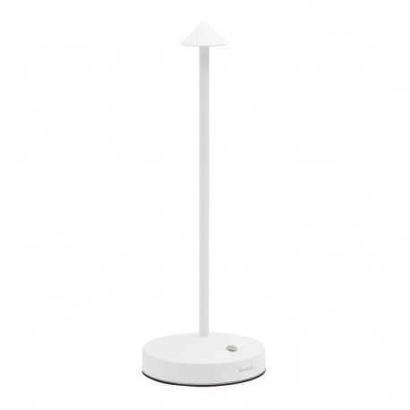 Επιτραπέζιο Φωτιστικό LED Φορητό ANGELINA Λευκό Αλουμίνιο 10.5x10.5x30cm