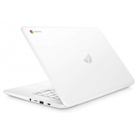 Factory Refurbished Laptop HP 14-CA030 14" 1366x768 N3350,4GB,16GB,Intel HD 500,ChromeOs,Snow White
