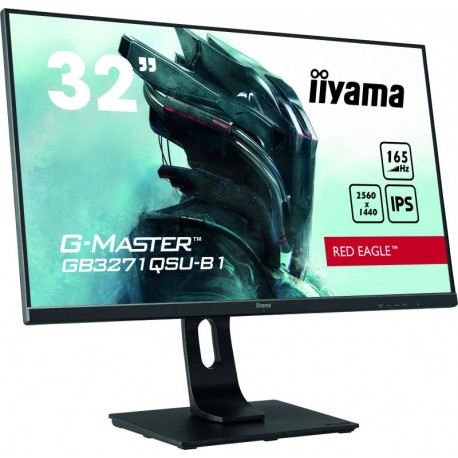 Gaming Monitor Iiyama G-Master GB3271QSU-B1 31.5", IPS, 2560x1440, 1ms, 165Hz